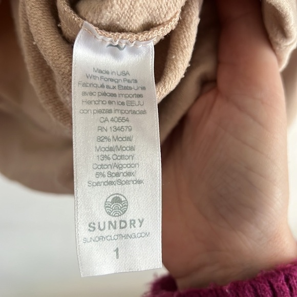 Sundry Excuse My French Sweatshirt - Picture 4 of 6